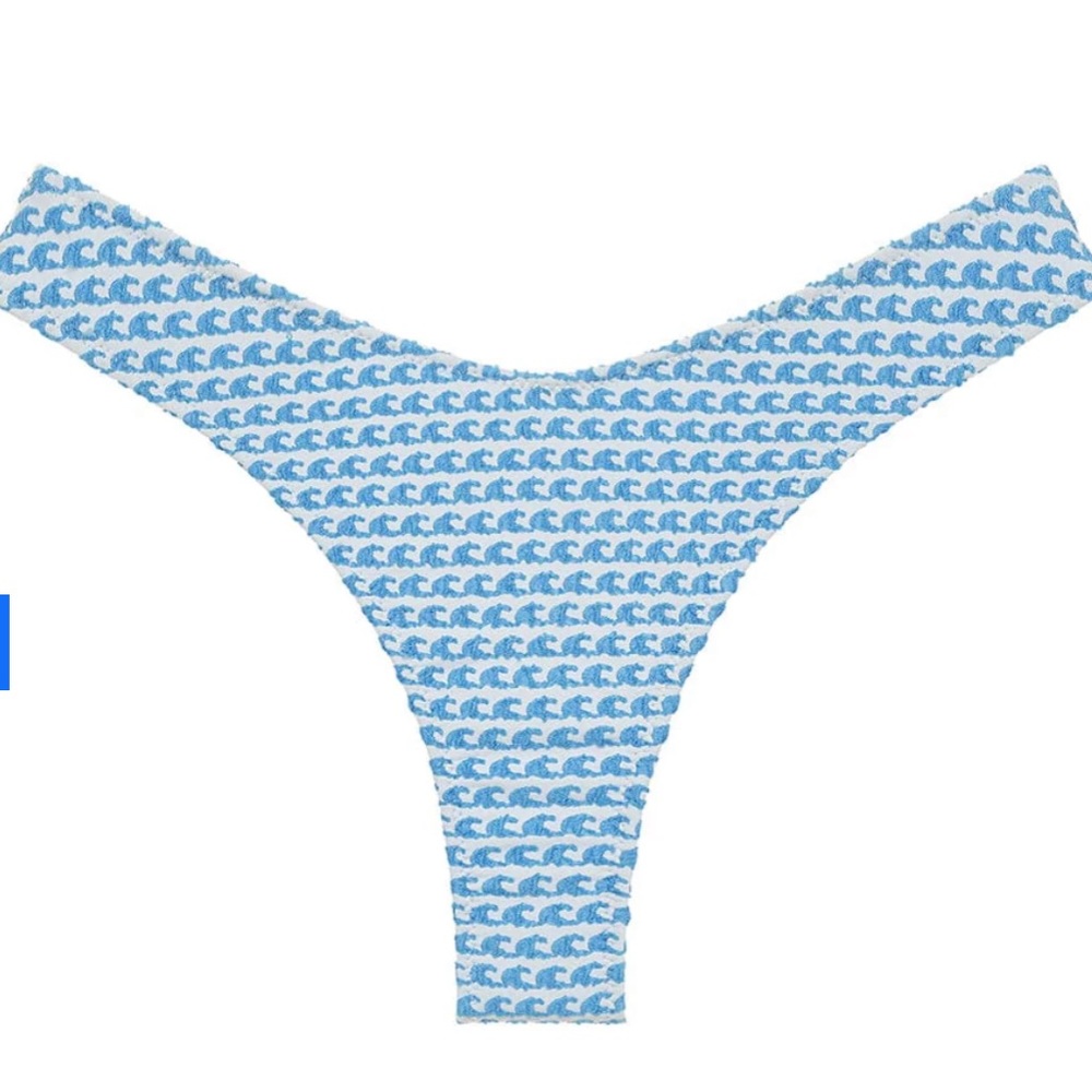 Wave Repeat Lulu (Zig-Zag Stitch) Bikini Bottom